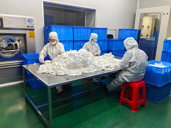 無塵布清洗打包車間